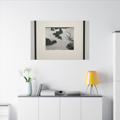 Karesansui Dry Zen Karesansui Canvas Art