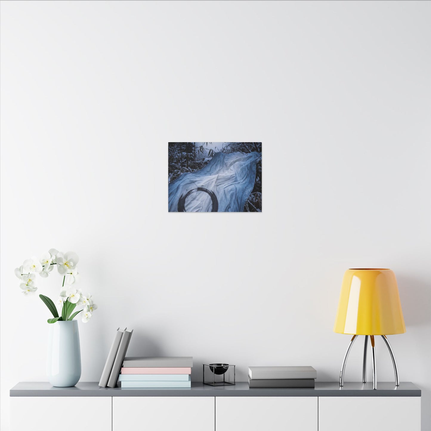 Moonlight Silk Drape Canvas Art - Zen Datsuzoku
