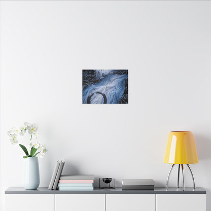 Moonlight Silk Drape Canvas Art - Zen Datsuzoku