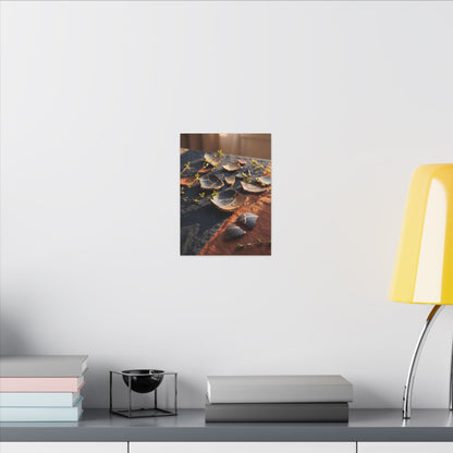 Spring Broken Pottery Gold Vein Canvas Art | Philosophical Decor