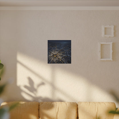 Cracked Earth Broken Beauty Canvas Art | Artful Kintsugi Art