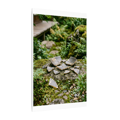 Summer Broken Pottery Gold Repair Canvas Art | Resilient Decor