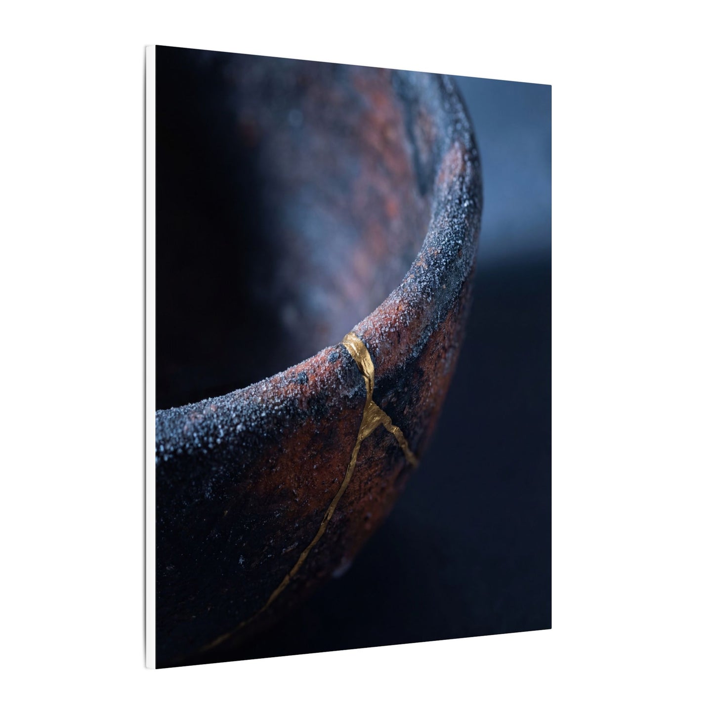 Artful Ceramic Bowl Canvas Art - Broken Beauty Kintsugi