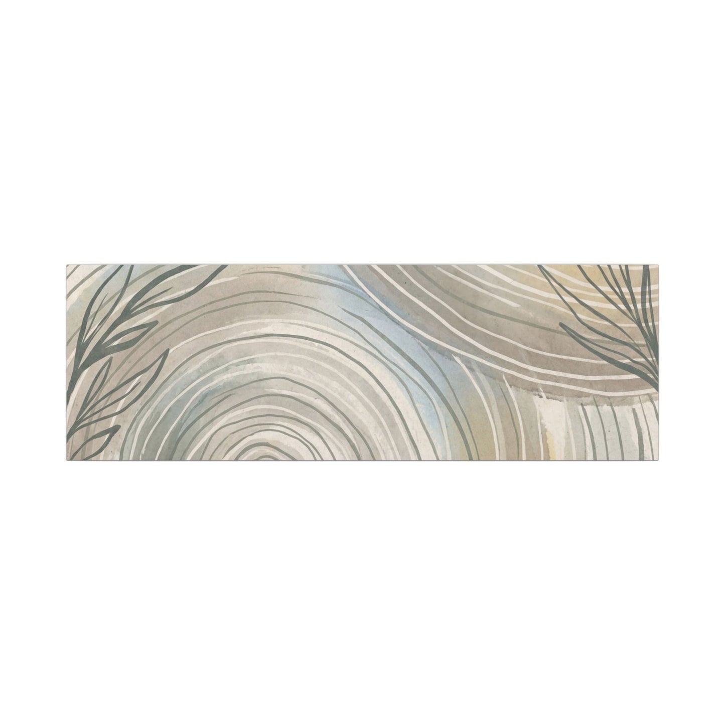 Kanso Water Ripple Canvas Art - Japandi Minimal Line