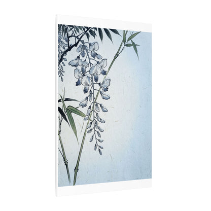 Zen Wisteria in Moonlight | Ukiyo E Inspired Canvas Art