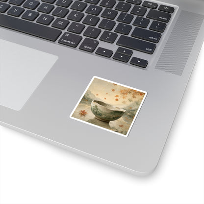 Datsuzoku Ceramic Bowl Sticker - Japandi Watercolor