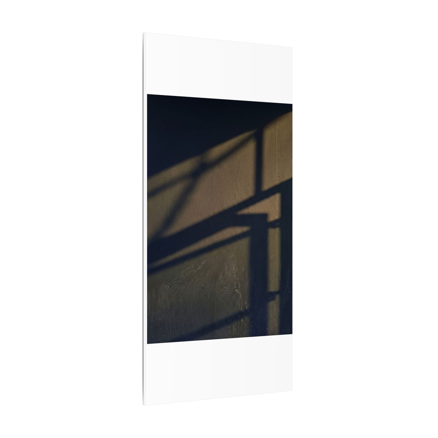 Sophisticated Shadow Play Canvas Art - Moody Minimal Dark Japandi