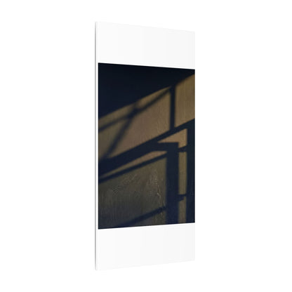 Sophisticated Shadow Play Canvas Art - Moody Minimal Dark Japandi
