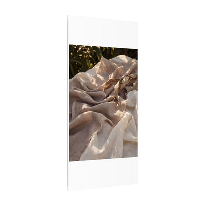 Silk Drape Summer Canvas Art | Japandi Neutral Design