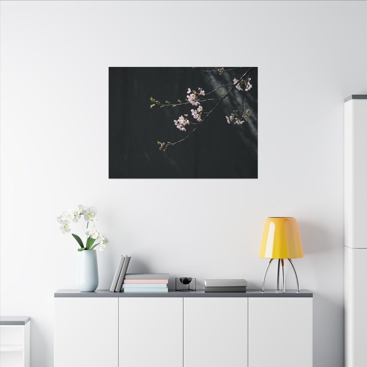 Winter Shoji Screen Texture Canvas Art | Cozy Decor