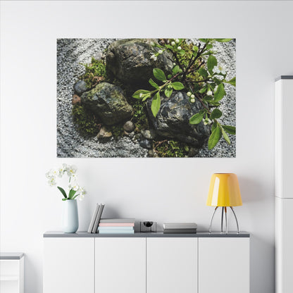 Zen Ceramic Bowl in Dappled | Karesansui Canvas Art