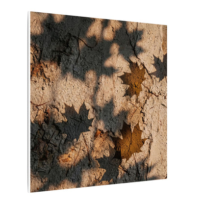 Cozy Shadow Play Canvas Art - Texture Japandi