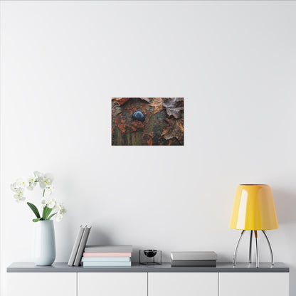 Datsuzoku Rust Patina Canvas Art - Dark Japandi Moody Minimal