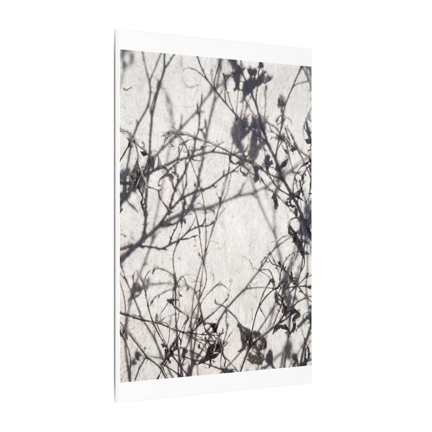 Winter Shadow Play Japanese Pattern Canvas Art | Elegant Decor