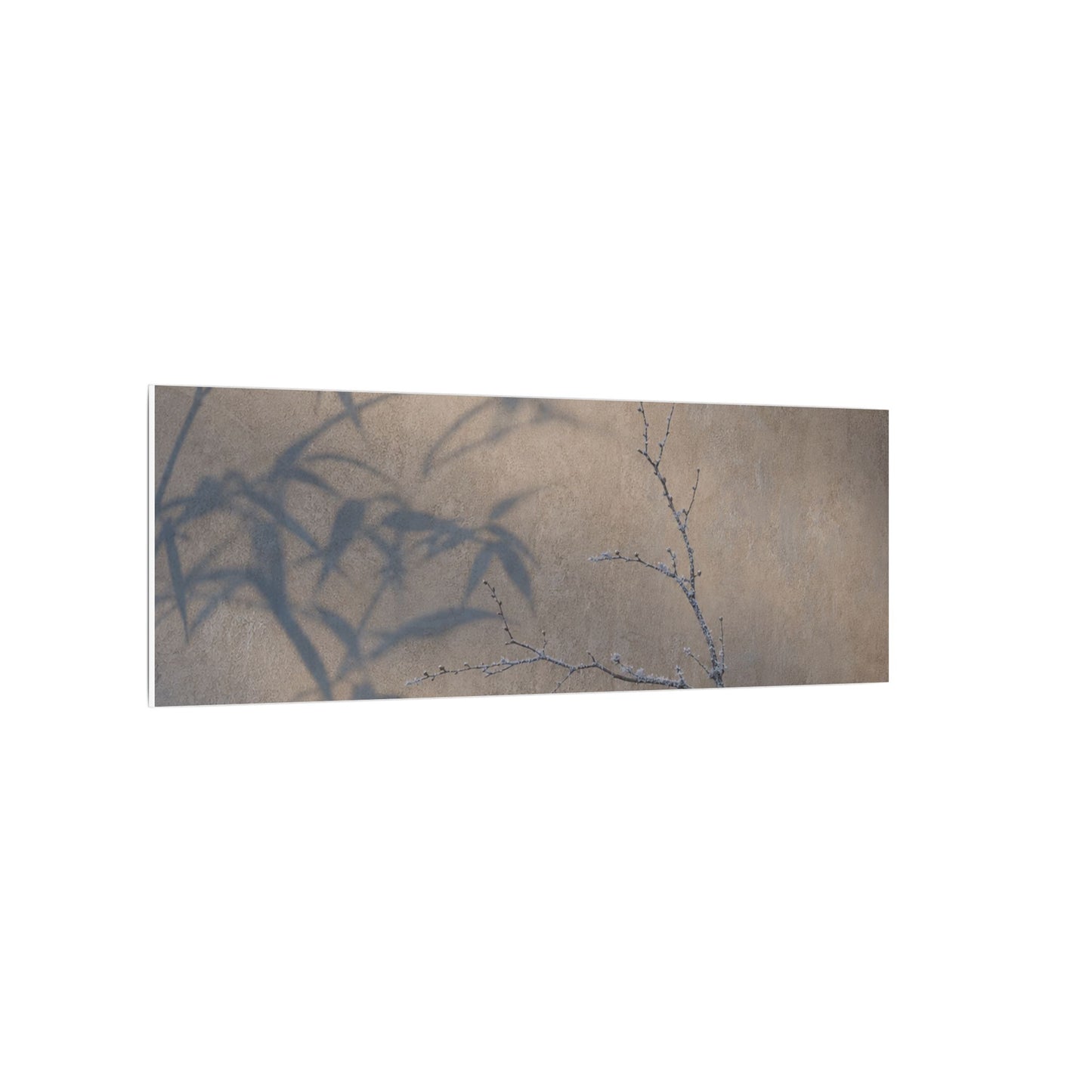 Shadow Play Canvas Art | Winter Japandi Japanese Pattern Art