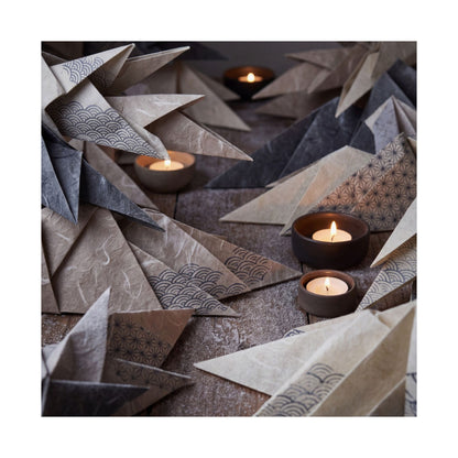 Elegant Paper Fold Wall Art Print - Japanese Pattern Japandi