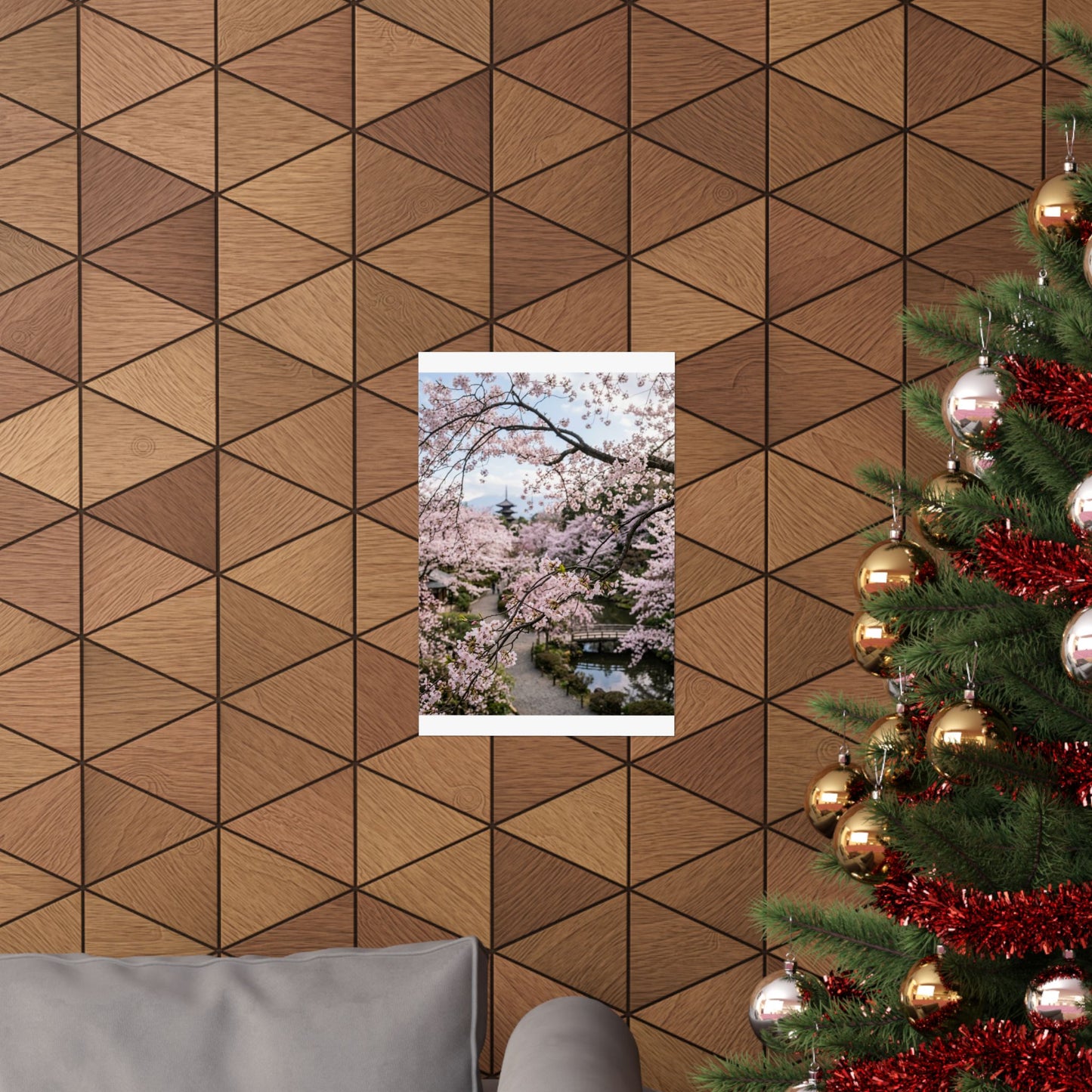 Golden Hour Ceramic Bowl Wall Art Print - Japandi Shibui