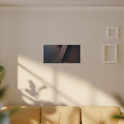 Spring Rock Garden Moody Minimal Canvas Art | Atmospheric Decor