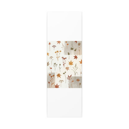 Autumn Dried Flowers Japanese Pattern Canvas Art | Elegant Decor