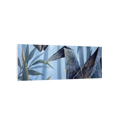 Paper Fold Canvas Art | Summer Kintsugi Crackle Gold Art