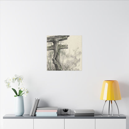 Torii Gate Summer Canvas Art | Zen Tranquil Design