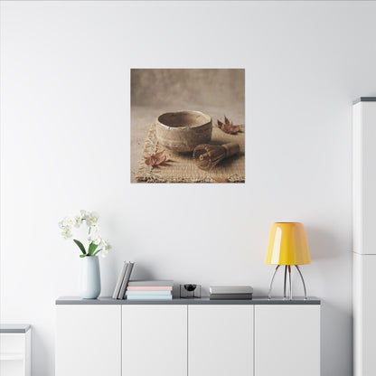 Ma Tea Ceremony Canvas Art - Japandi Texture