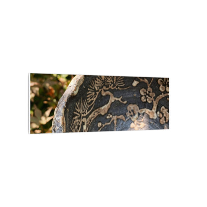 Ceramic Bowl Canvas Art | Summer Japandi Japanese Pattern Art