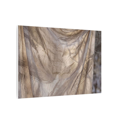 Ma Silk Drape Canvas Art - Japandi Japanese Pattern