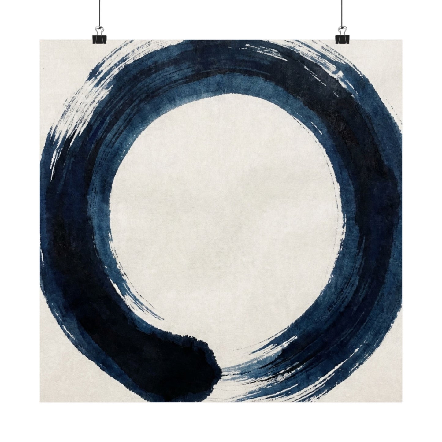 Balanced Meditation Zen Enso Wall Art Print