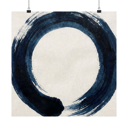 Balanced Meditation Zen Enso Wall Art Print