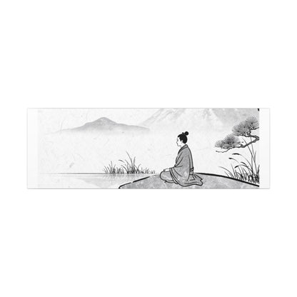 Meditation Harmonious Zen Ukiyo-e Canvas Art