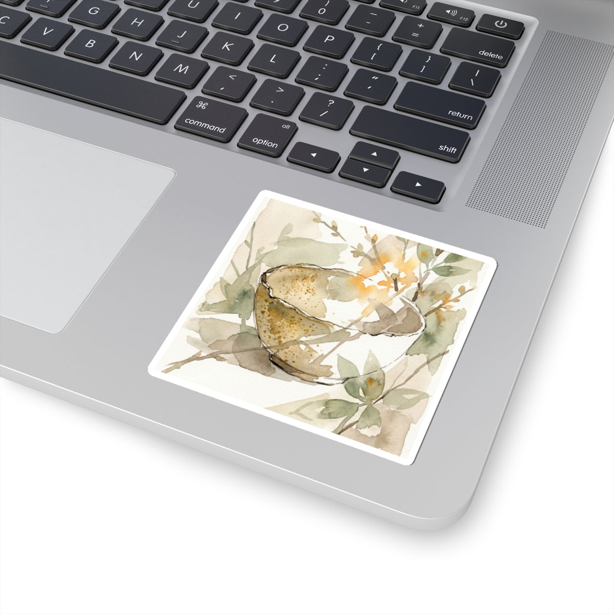 Ma Ceramic Bowl Sticker - Japandi Watercolor