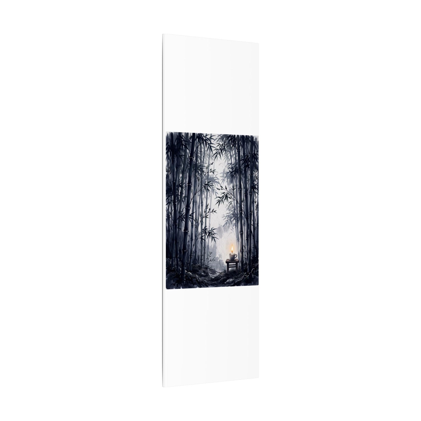 Tranquil Bamboo Grove Canvas Art - Sumi E Zen