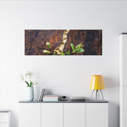 Overcast Rust Patina Canvas Art - Kintsugi Datsuzoku