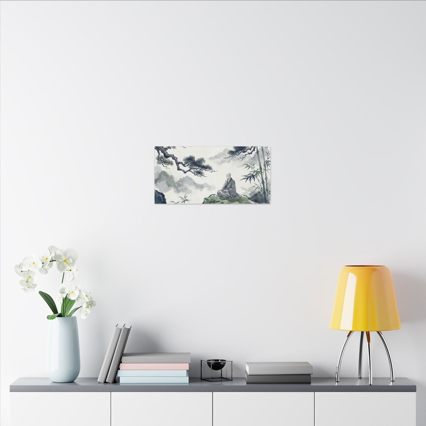 Zen Sumi-e Canvas Art