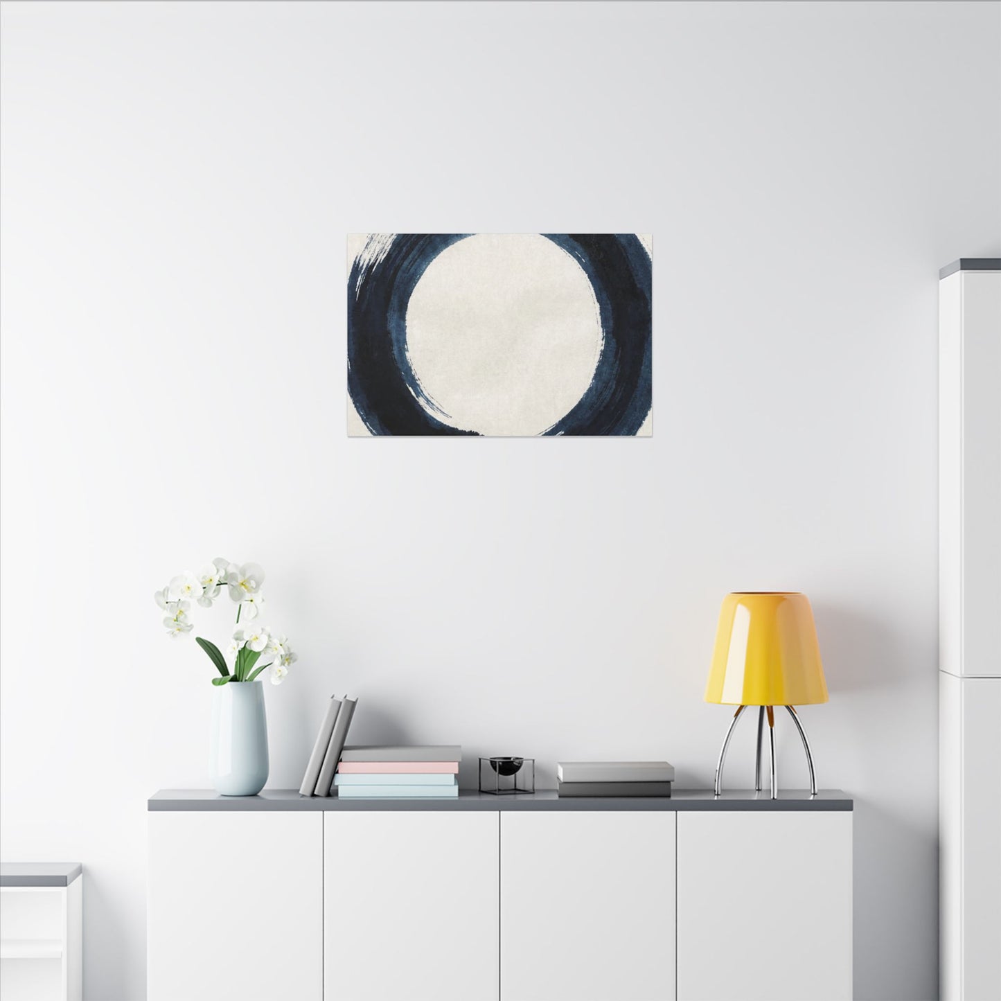 Balanced Meditation Zen Enso Canvas Art