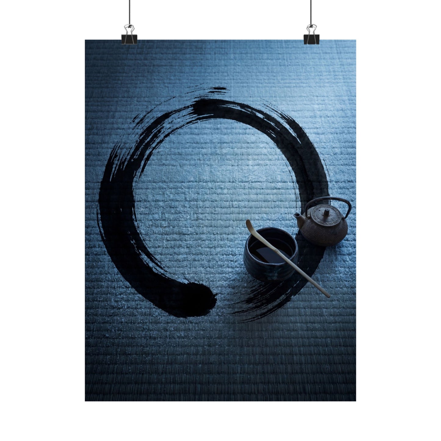 Peaceful Tea Ceremony Wall Art Print - Enso Zen