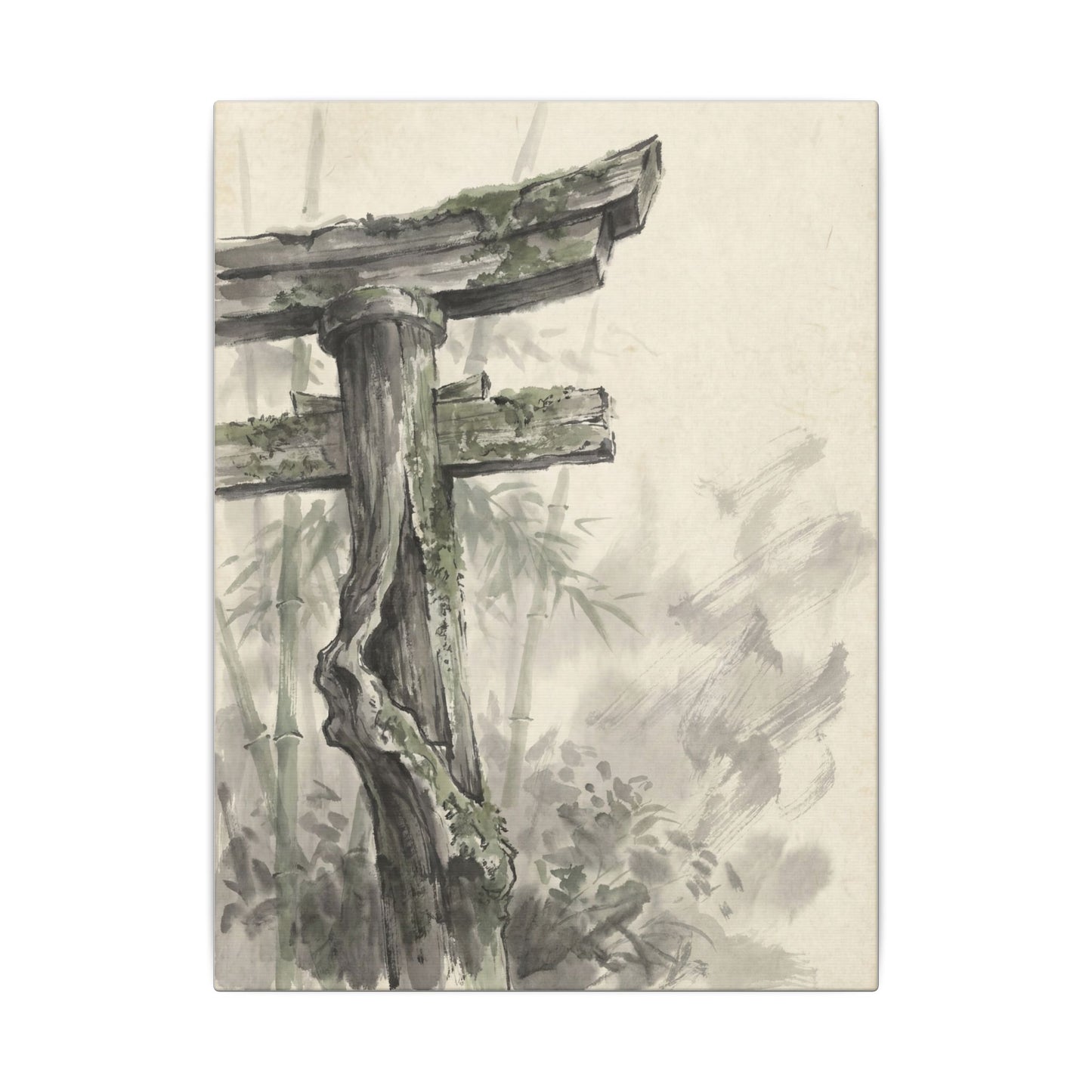 Torii Gate Summer Canvas Art | Zen Tranquil Design
