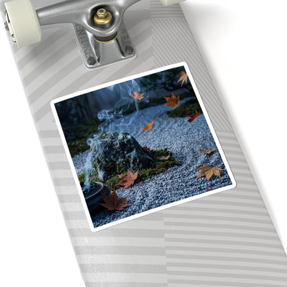Moonlight Incense Smoke Sticker - Zen Fukinsei