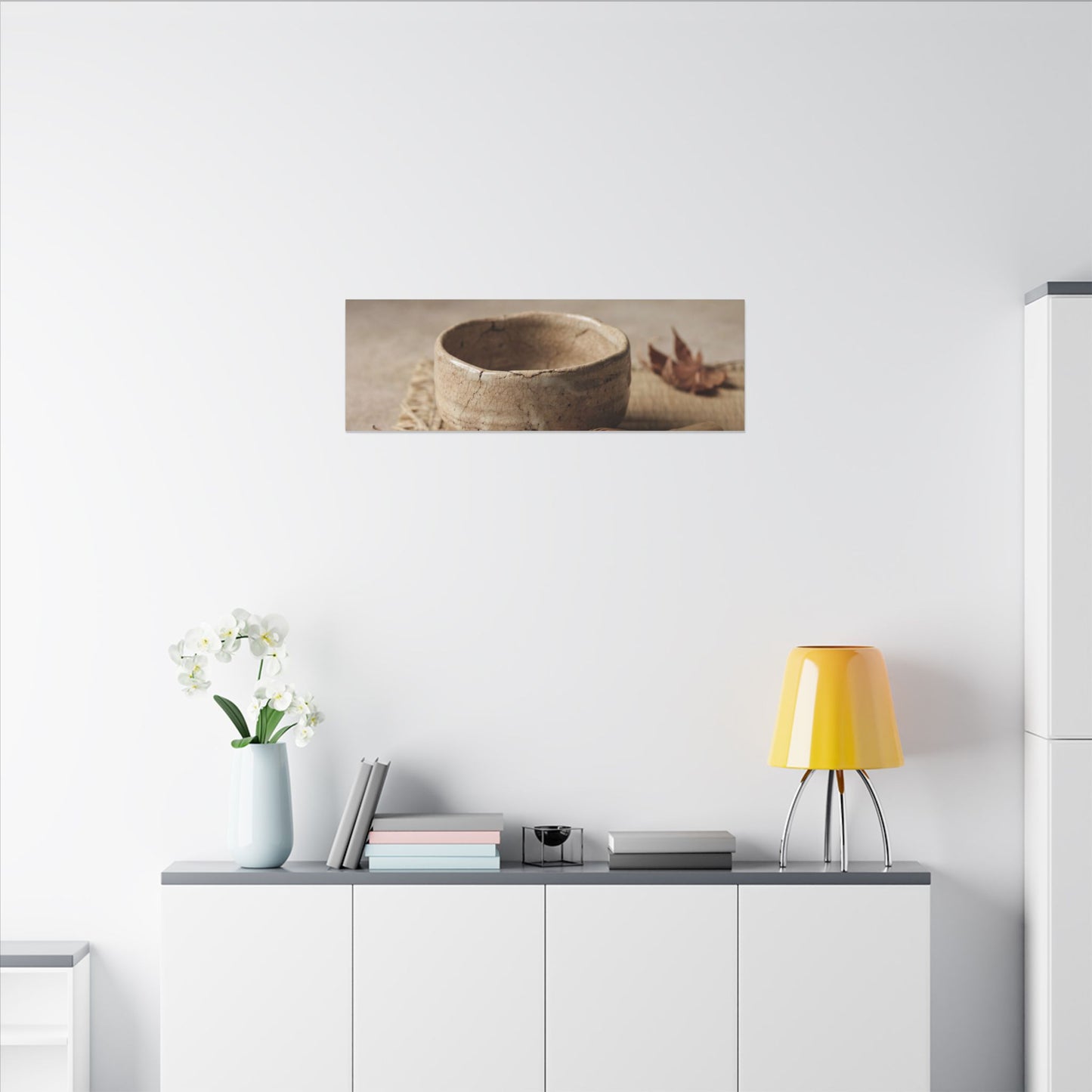 Ma Tea Ceremony Canvas Art - Japandi Texture