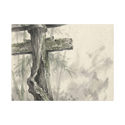 Torii Gate Summer Canvas Art | Zen Tranquil Design
