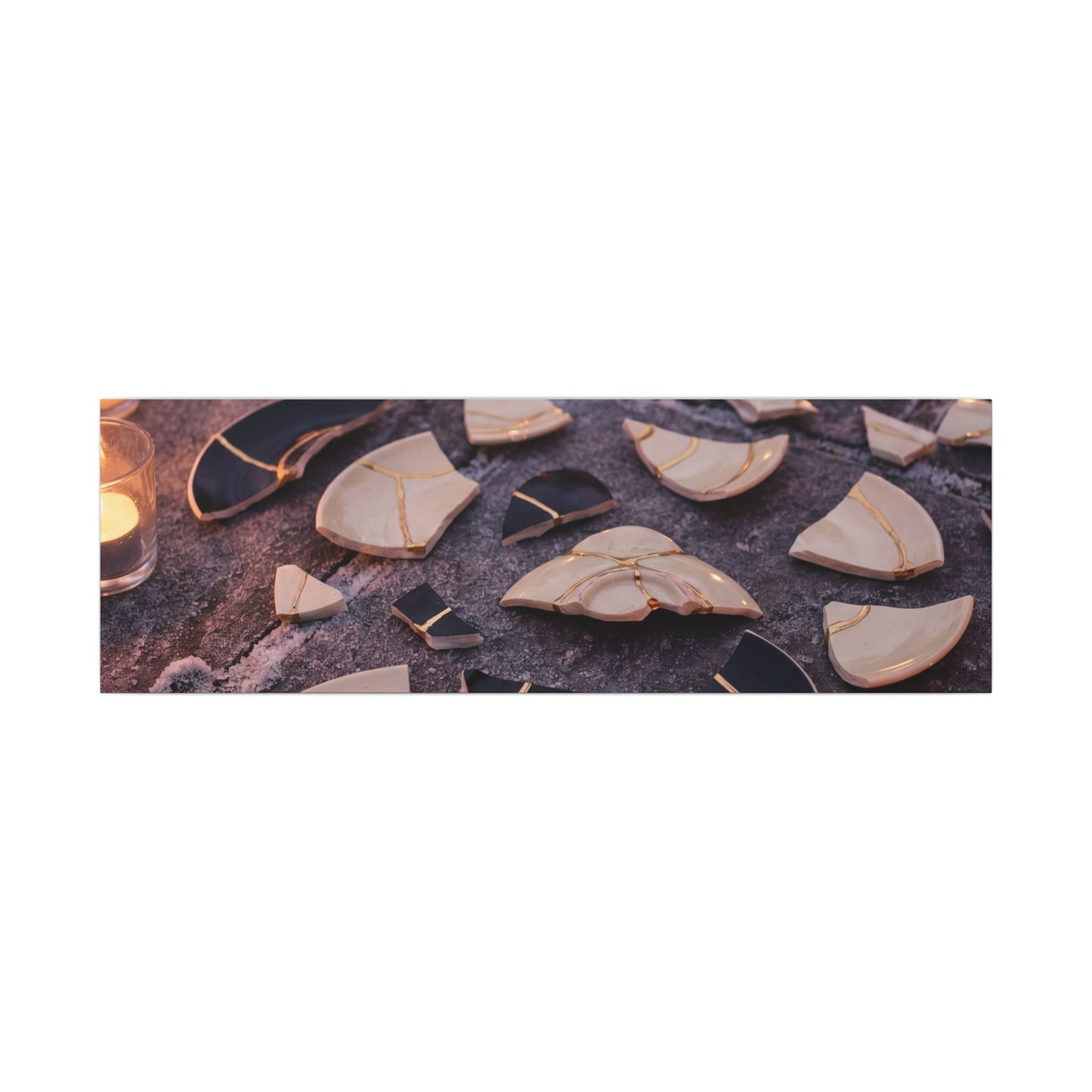 Winter Broken Pottery Broken Beauty Canvas Art | Beautiful Decor