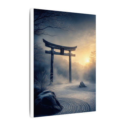Zen Torii Gate in Golden Hour | Karesansui Canvas Art