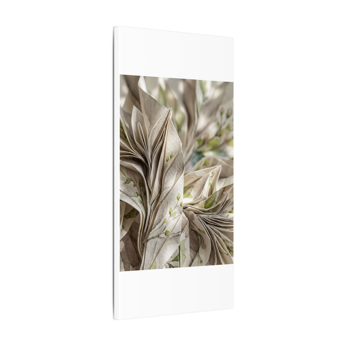 Fukinsei Paper Fold Canvas Art - Japandi Watercolor