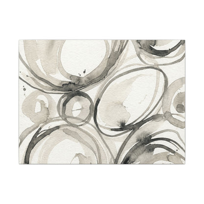 Handcrafted Feel Japandi Watercolor Canvas Art | Handcrafted Feel Watercolor Art Print
