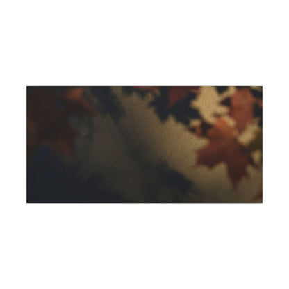 Shadow Play Canvas Art | Autumn Dark Japandi Moody Minimal Art