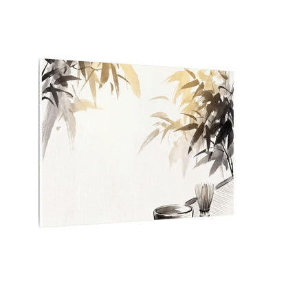 Tea Ceremony Sumi E Canvas Art | Serene Zen Art