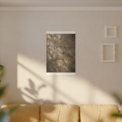 Japandi Rust Patina in Dappled | Japanese Pattern Canvas Art