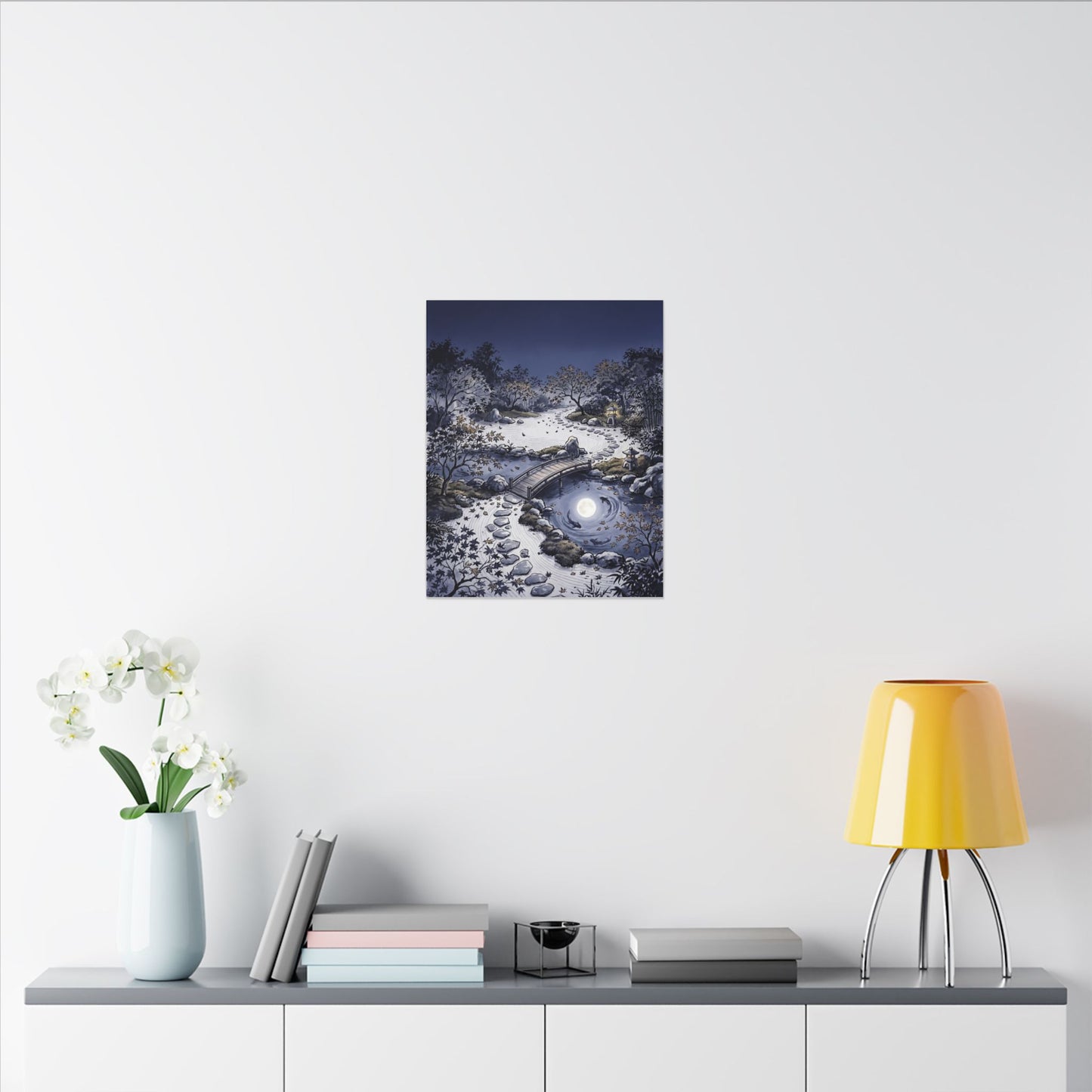 Torii Gate Enso Canvas Art | Contemplative Zen Art