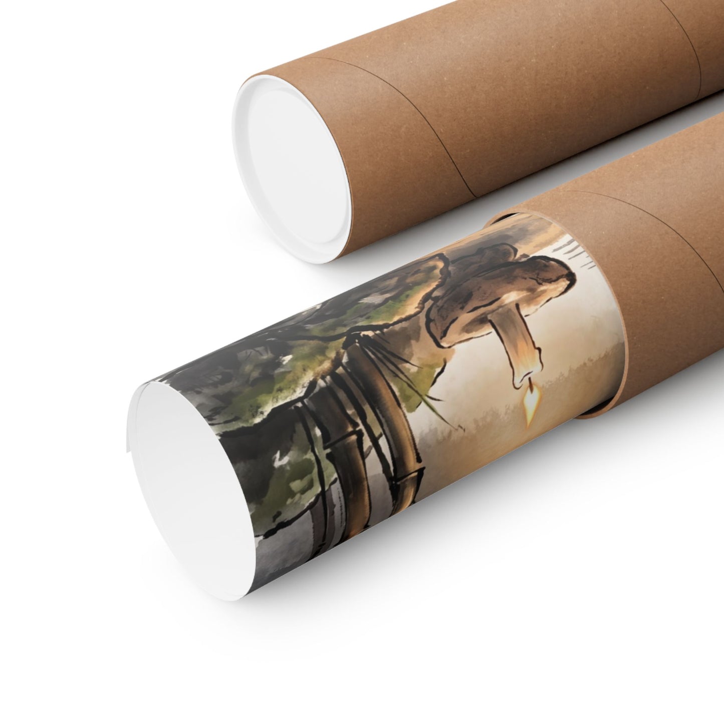Fukinsei Bamboo Grove Wall Art Print - Zen Karesansui